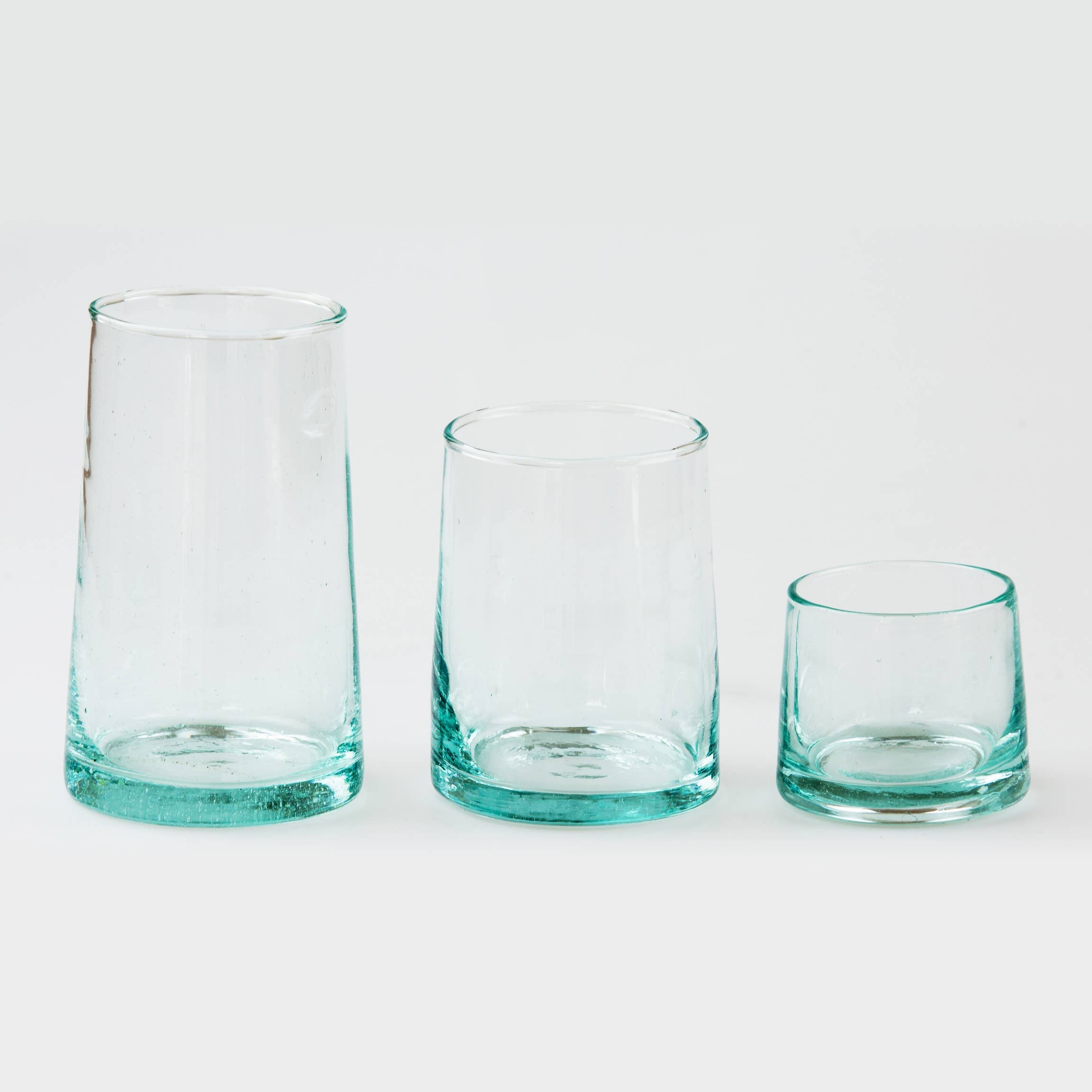 Moroccan Tumblers: 100% Hand Blown Recycled Glass